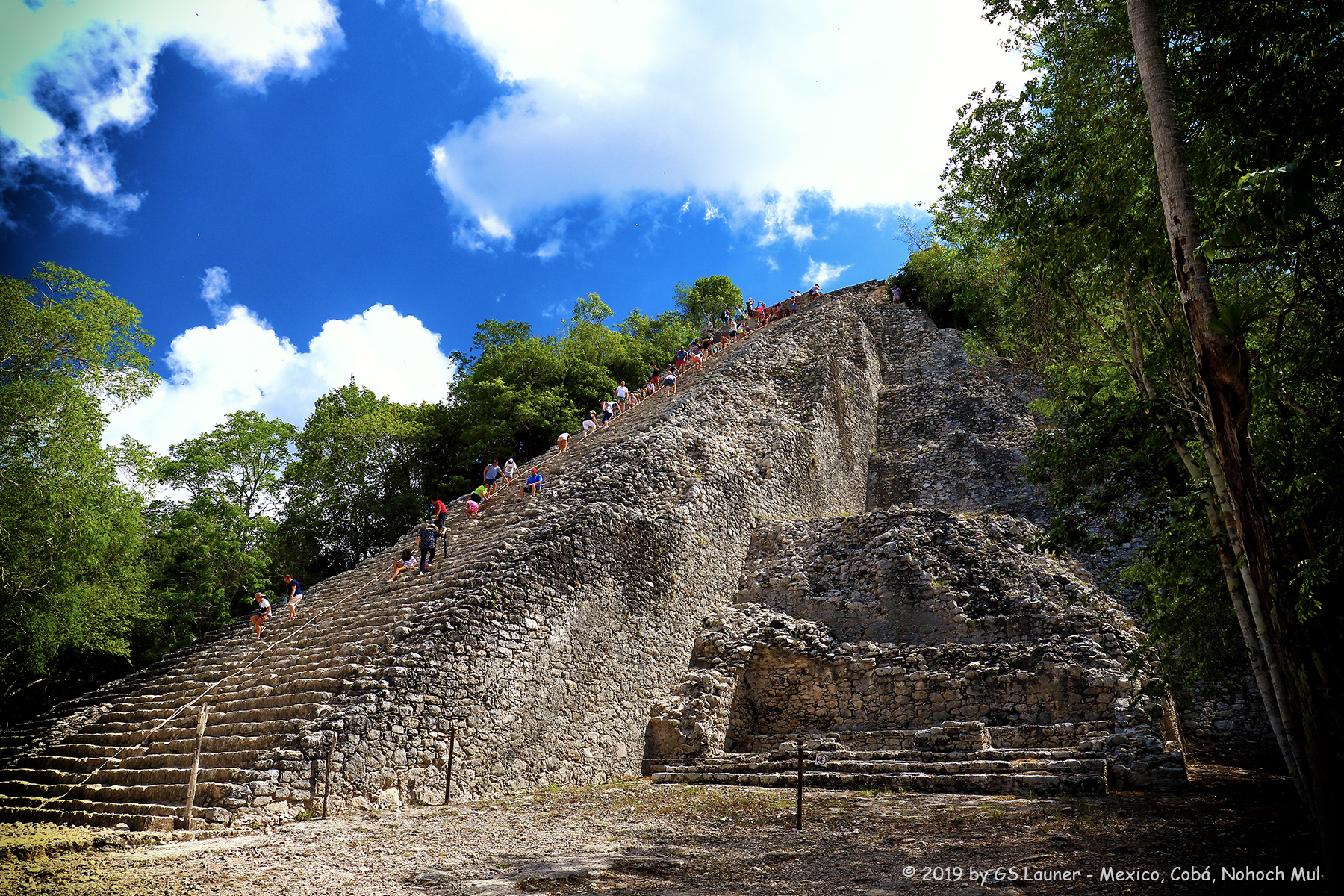 Cobá, Nohoch Mul-Pyramide, Mexico