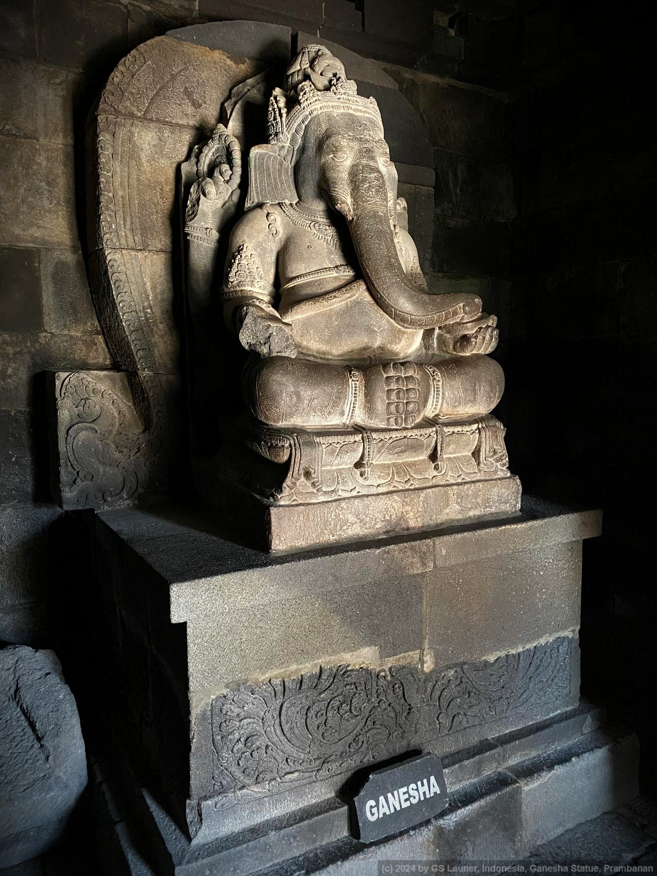 Ganesha Statue, Prambanan in Prambanan, Indonesia