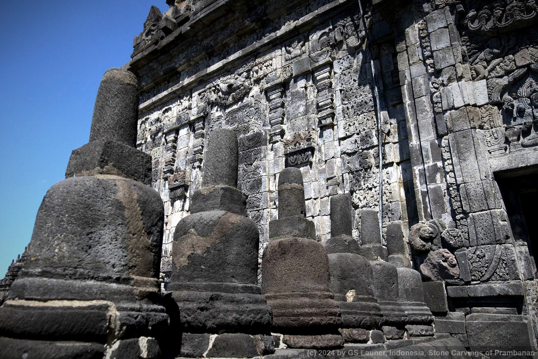 Stone Carvings of Prambanan in Prambanan, Indonesia