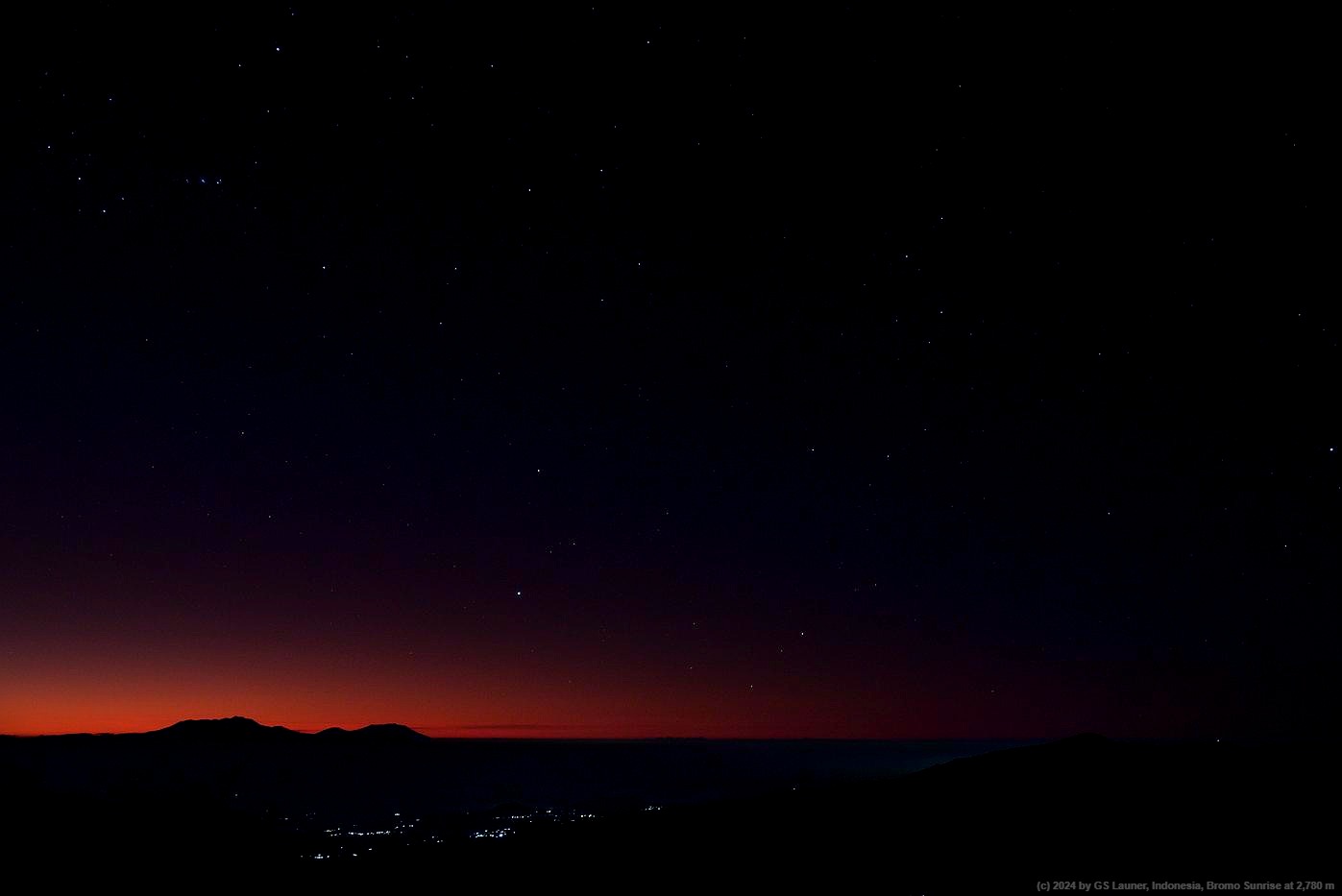 Bromo Sunrise at 2,780 m in East Java, Indonesia