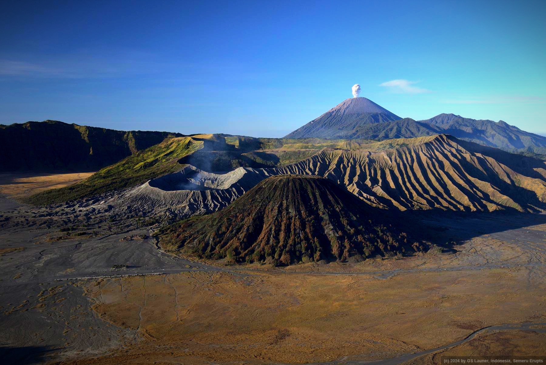Semeru Erupts in East Java, Indonesia