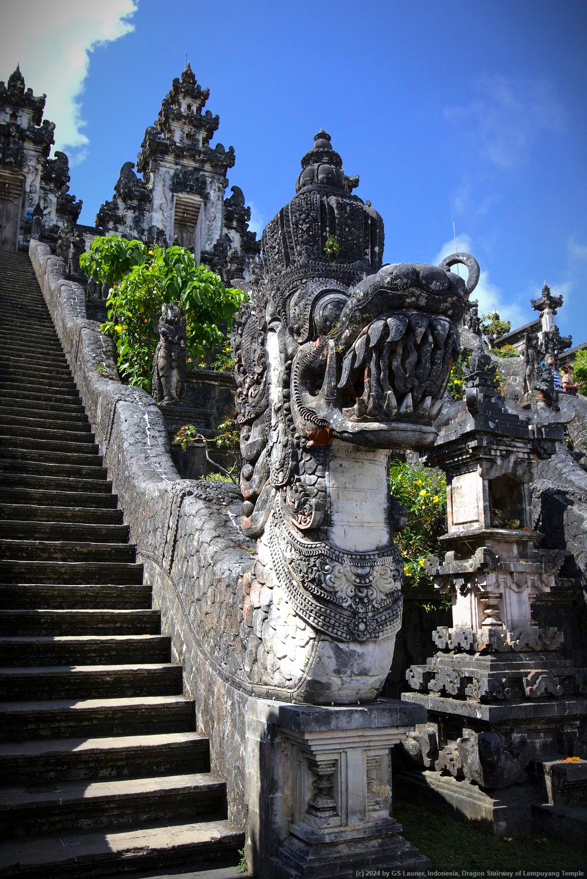 Dragon Stairway of Lempuyang Temple in East Bali, Indonesia