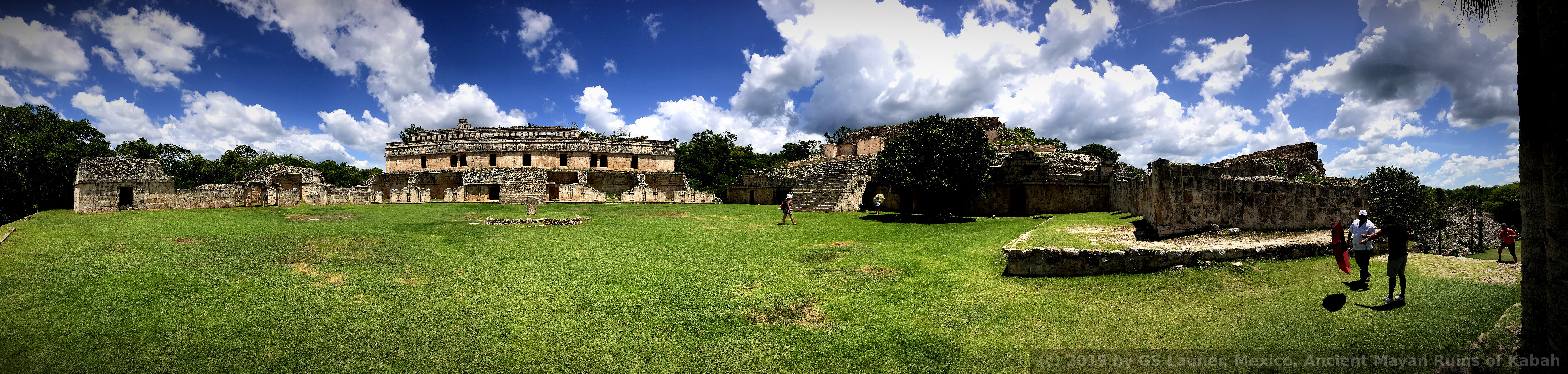 Ancient Mayan Ruins of Kabah in Kabah Archaeological Zone, Mexico