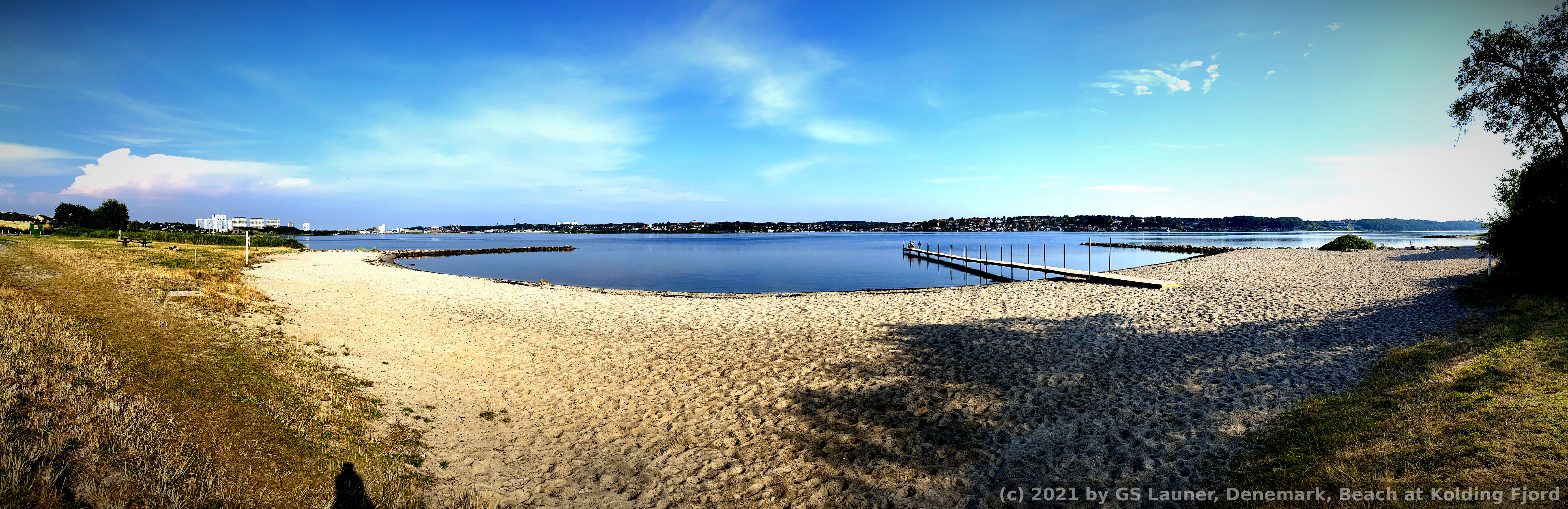 Beach at Kolding Fjord in Kolding Fjord, Kolding, Southern Denmark, Denmark, Denemark