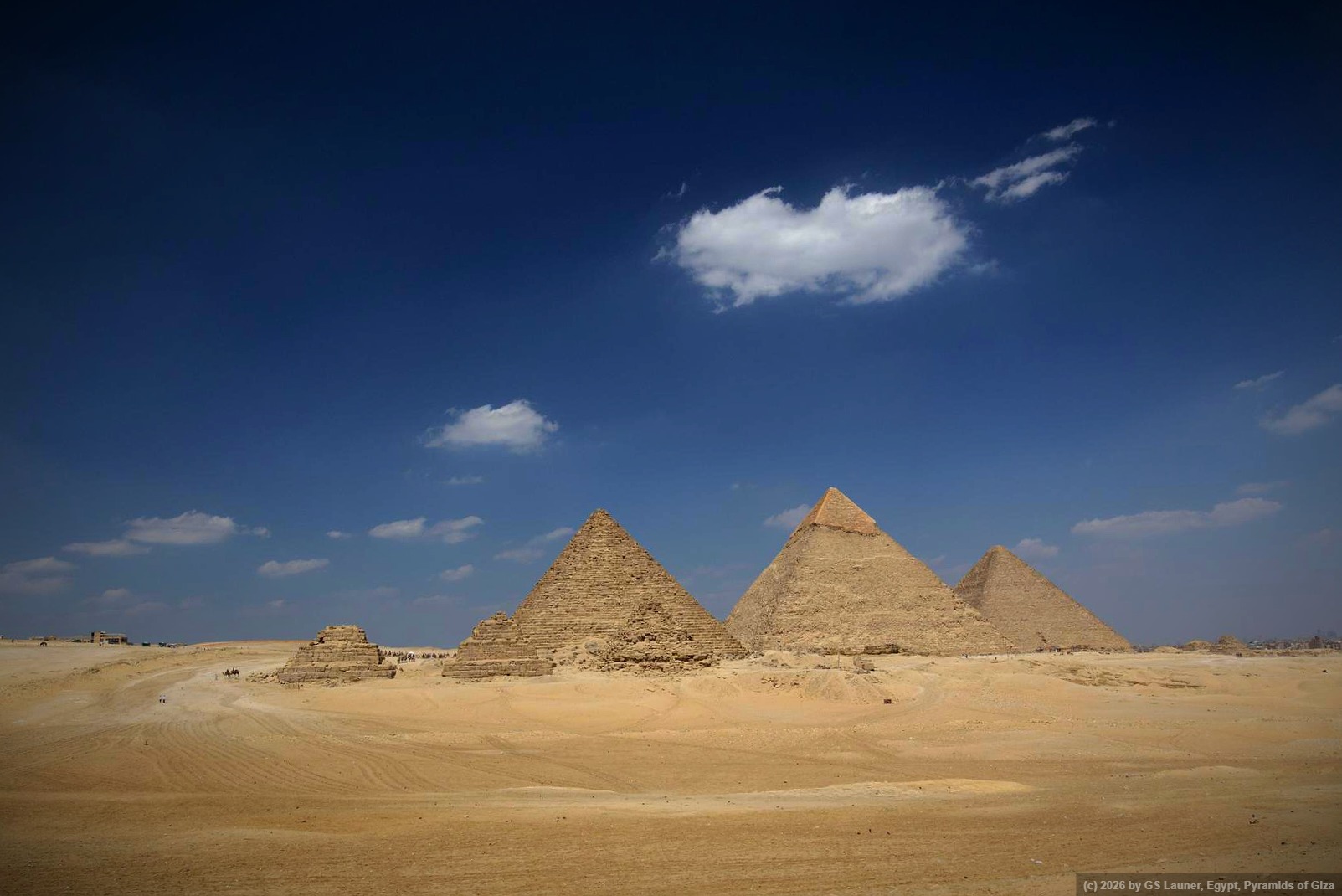 Pyramids of Giza in Pyramids of Giza, Giza, Egypt, Egypt