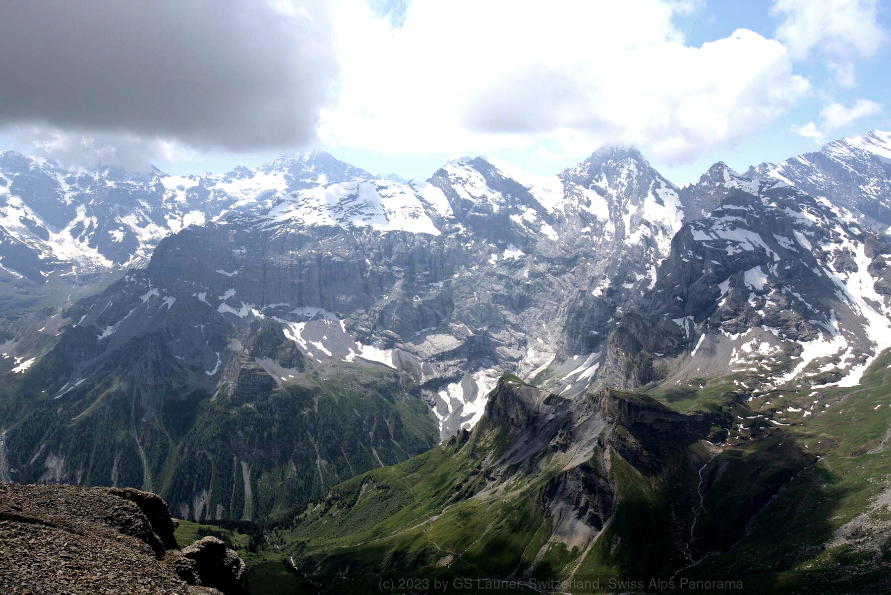Swiss Alps Panorama, Switzerland